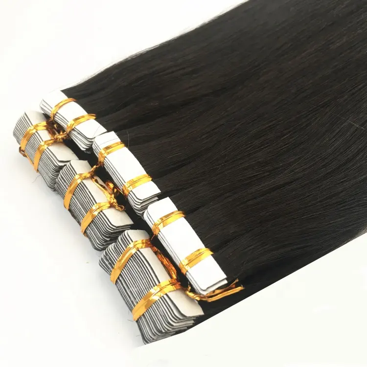 36 Pieces Per Lot Waterproof Extensions On Curls Ribbon Human Eight Piece Tape Hair Extension