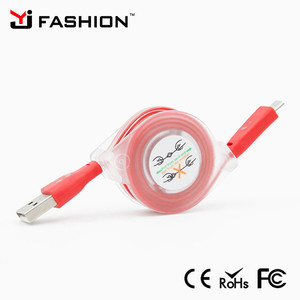2017 accesorios del teléfono retráctil 1 M micro USB <span class=keywords><strong>Cable</strong></span> IOS para <span class=keywords><strong>Android</strong></span> para <span class=keywords><strong>iPhone</strong></span> 8Pin - Product Image 1