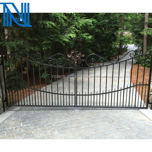 Puerta Principal Moderna de Hierro Forjado Ecológica Nolens con Diseño Ornamental, Fácil de Montar, Puerta de Seguridad para Jardines - Product Image 3