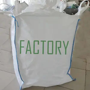 样品免费 1 吨大塑料 FIBC 袋用于水泥和建筑废物
