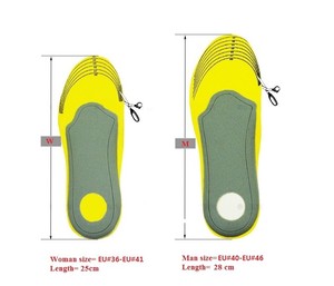 Plantillas ortopédicas de espuma TPR para zapatos, almohadillas ortopédicas de espuma amortiguadora y TPR para <span class=keywords><strong>calzad</strong></span> - Product Image 3