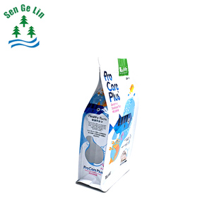 Fondo plano caja bolsa ocho lado sello bolsa de comida para mascotas - Product Image 3