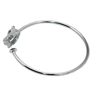 Beadsnice ID30800 925 Brazalete de plata maciza decorativo para mujer Tamaño de PIN de 6,8 pulgadas 3x0,5mm Ajuste redondo de 5mm Vendido por <span class=keywords><strong>PC</strong></span> Pulsera en blanco - Product Image 2