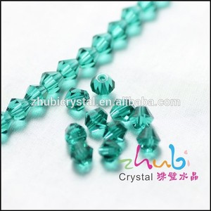 Yiwu venta al por mayor de Color rosa cristal grueso cono doble de bolas - Product Image 5