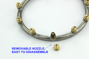 Ilot hình khuyên đa đầu điều chỉnh atomization vòi phun cho khu vực rộng lớn phun - Product Image 6