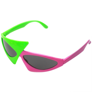 Gafas de sol divertidas con contraste estilo Roy Purdy, anteojos triangulares asimétricos de estilo Hip Hop, suministros para fiesta, novedad - Product Image 4