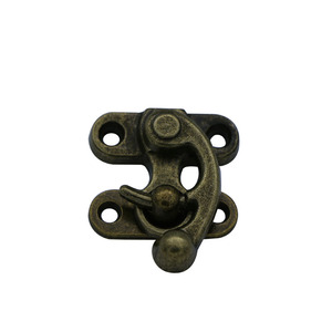 Hộp Phụ Kiện Kim Loại <span class=keywords><strong>Latch</strong></span> Hook Hasp <span class=keywords><strong>Swing</strong></span> Arm <span class=keywords><strong>Latch</strong></span> Cho Giáng Sinh Nhỏ Hộp Quà Tặng Bằng Gỗ - Product Image 2