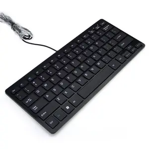 Clavier filaire USB, blanc, 78 touches, Compact et fin, royaume-uni