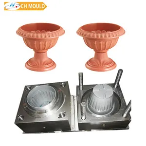 factory making concrete flower pot molds