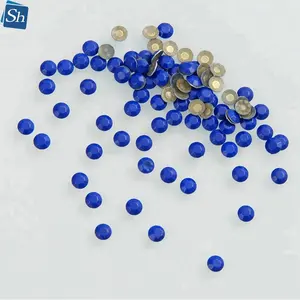 Fabriek Directe Verkoop Korea Neon Blauwe Kleur Hotfix Achthoek Ijzer Op Stud Warmte Overdracht Studs Prijs Voor Trouwjurk