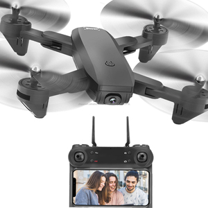 S169 WiFi FPV Cámara dual interruptor reconocimiento aire selfie drone con 720 p HD Cámara vs Tello airselfie E03 - Product Image 2
