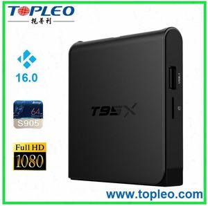 Mejor precio android <span class=keywords><strong>tv</strong></span> <span class=keywords><strong>box</strong></span> Android6.0 de usuario descargar S905X <span class=keywords><strong>T95X</strong></span> - Product Image 1