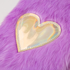 <span class=keywords><strong>2019</strong></span> de moda colorido peludo lindo dama promoción venta al por mayor tamaño personalizado corazón medio regalo para estudiantes o niños - Product Image 5