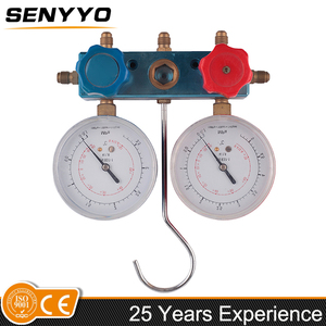 Preço oem medidor de pressão calibre freon <span class=keywords><strong>manifold</strong></span> <span class=keywords><strong>manifold</strong></span> calibre definido para sistemas de refrigeração