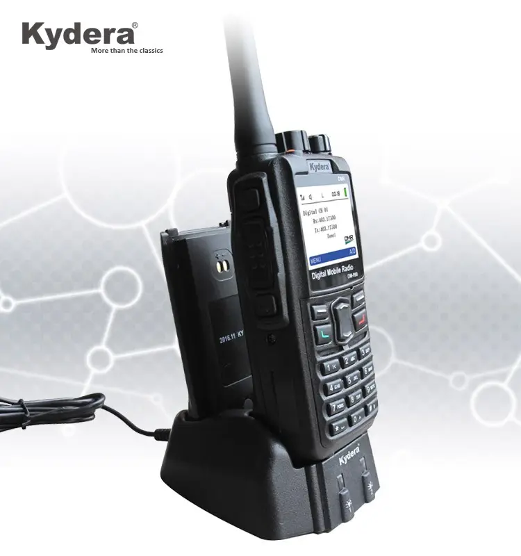 Kydera DMR Tier II handheld ham hf transceiver radio DM-990 two way radio