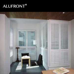 Puertas de Diseño Moderno de Alta Calidad, Pantallas de Aleación de Aluminio y Fibra de Vidrio, Superficie Acabada Impermeable para Villa - Product Image 6