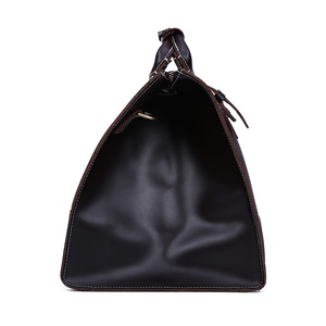High Quality Black Full Grain Leather Weekend <strong>Bag</strong> Large Capacity <strong>Overnight</strong> Travel Tote <strong>Bags</strong> - Product Image 3