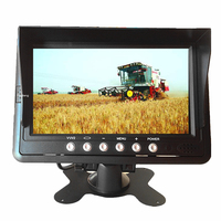Monitor de Visión Trasera para Automóvil de Alta Calidad, 7/9 Pulgadas, HD, 12V, con Cámara, Pantalla TFT, para Camión, Autobús, Taxi, Montacargas
