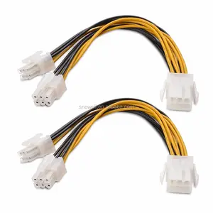 6针PCIe功率分配器Y-电缆线束中央处理器8针至双连接器5557 Molex 4.2节距线束