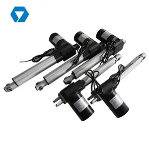 Atuador linear de baixo ruído, cadeira de massagem de luxo de alta velocidade 12v / 24v dc motor pequeno atuador para cadeira de rodas elétricas, elevador de tv