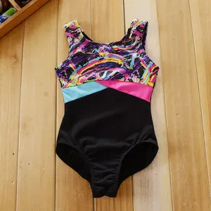 Hoge Kwaliteit Goedkope Kinderen Mouwloze Spandex Groothandel Gymnastiek Leotards