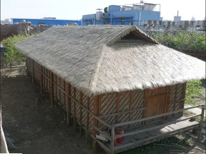 شرفة سقف المواد الأسقف المصنوعة من القش في البلدان الأفريقية