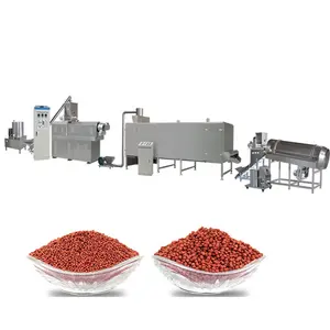 Hot sail automatic floating & sinking fish food pellet make production chain/ fish feed line / pet feed making machine with CE