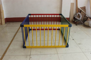 Colorido de <span class=keywords><strong>Madera</strong></span> Del Bebé <span class=keywords><strong>Corralito</strong></span> - Product Image 2
