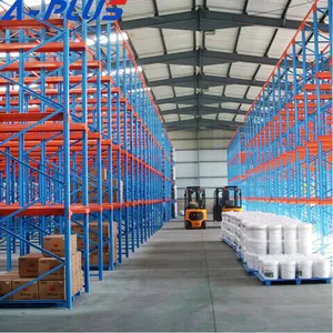 Lifo Mengemudi Di Rak Pallet Racking Beam Rak Supermarket