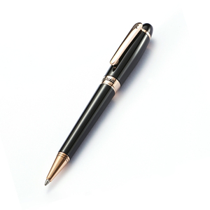 JR4002 Best Writing Twist Rugby-Shaped top tube design Gift Ball Point Pen Heavy Advertising Personalized Metal Pens - Product Image 2