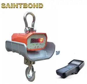 temperature proof wireless heat resistance 15ton 5ton weighing hook hooking weight high quality remote crane scale