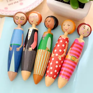 NEW Promotional Cheap Kawaii Japanese fat dolls shape ball pen for gift