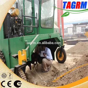 China abono turner / mezclador de compost turner / compost estiércol que hace la máquina TAGRM M2000