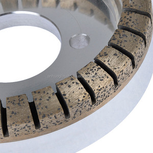 Roue de meulage en verre à liaison diamantée segmentée pour le traitement du verre sur la double bordure de GOLIVE/BOTTERO - Product Image 3