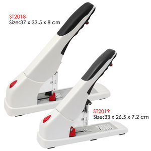 <span class=keywords><strong>Agrafeuse</strong></span> industrielle robuste à haute capacité, ergonomique et économique en main-d'œuvre, en métal blanc, manuelle, 170 feuilles et 240 feuilles, pour le bureau et la maison - Product Image 3
