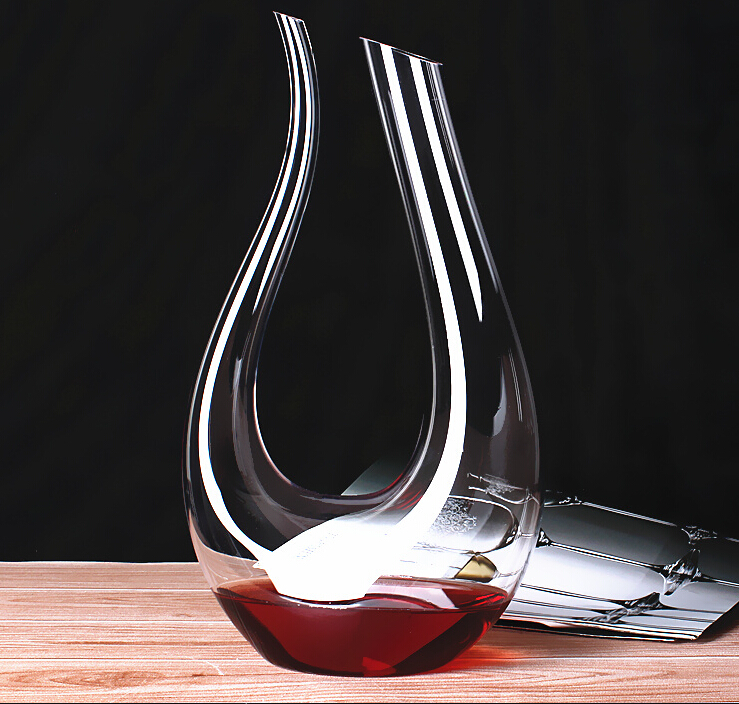 Wine Decanter U Shape Classic Wine Carafe Wine Glass Decanter OEM Manufacture Factory