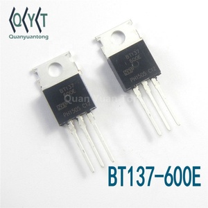 Transistor Triac <span class=keywords><strong>bt137</strong></span>, <span class=keywords><strong>BT137</strong></span>-<span class=keywords><strong>600</strong></span>, <span class=keywords><strong>BT137</strong></span>-600E, Puerta Sensible, 600V, 8A, Montaje de Orificio Pasante, TO-220 - Product Image 4