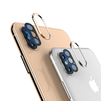 2019 Verborgen Lens Legering Beschermer Voor Iphone X Xs Max Scherm Mobiele Telefoon Onderdelen Met Camera Ring Telefoon Accessoires