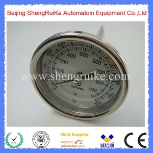 Termometer Bimetal Semua Bahan Stainless Steel 0-500C - Product Image 3