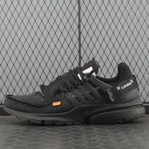 Nunca fora da cor running shoes design de moda personalizado, cores preto e branco de alta qualidade sneakers