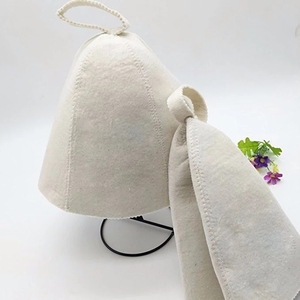 Gorro de Sauna y Baño Ruso de Fieltro de Lana Ecológico de Alta Calidad, Color y Logotipo Personalizables, para Adultos - Product Image 5