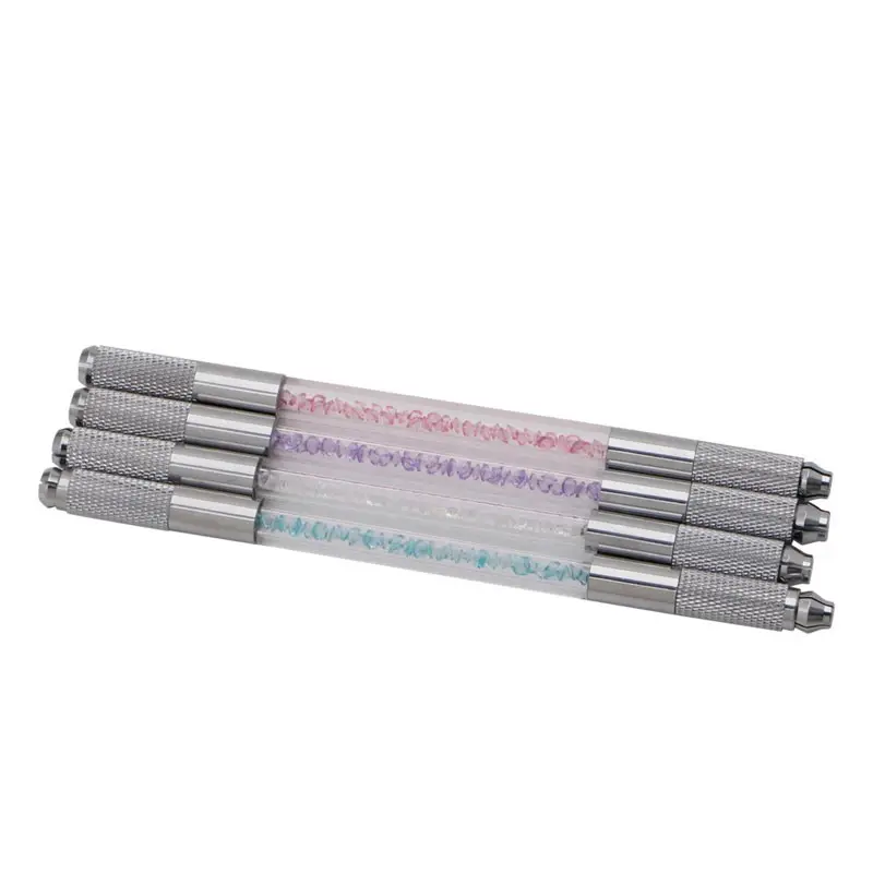 الكريستال Microblading القلم التطريز أداة اليد دليل الحاجب قلم الوشم الحاجب 3D