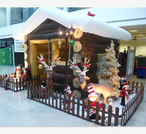 2018 Hot Sale New High Quality Inflatable Christmas Tent, Inflatable Christmas House For Sale