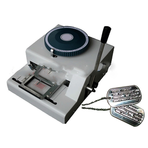 <strong>Manual</strong> Embosser Metal Stainless Steel Stamping <strong>Printer</strong> Dog Tag Embossing Nameplate Marking - Product Image 1