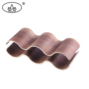 Alta calidad de la madera de teca sola capa 3 <span class=keywords><strong>vino</strong></span> estante clavijas - Product Image 3