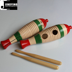 Série de percussions Orff en gros, instruments de percussion pour enfants, percussions de poisson et de <span class=keywords><strong>grenouille</strong></span>, <span class=keywords><strong>guiro</strong></span> - Product Image 4