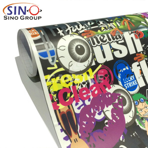 Autocollant de voiture en vinyle brillant mat, impression couleur intégrale, bombes d'autocollants pour carrosserie - Product Image 3