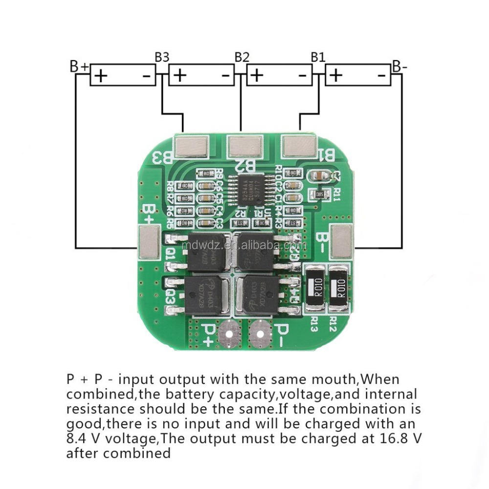 4S 20A Li-ion Lithium Battery BMS Protection PCB Board 14.8V 16.8V Cell - Foto 2