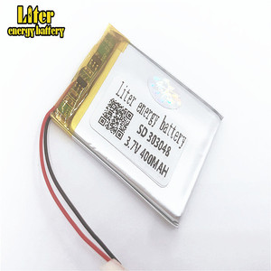 3,7 V 303048 400 mah Li-ion battery rechargeable lithium polymer battery - Product Image 1