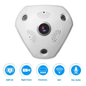 960P 3D VR wifi IP Camera 360度H.264 Mini CCTV Camera Alarm Wifiカメラ